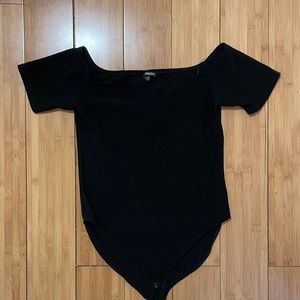 Express Sweetheart Neck Black Body Suit Size L